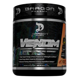 DRAGON PHARMA - DRAGON VENOM 40 SERV SOUR PEACH GUMMY