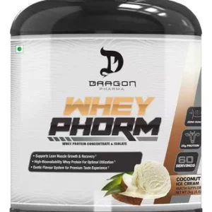 DRAGON PHARMA - WHEYPHORM 5 LBS COCONUT ICE CREAM
