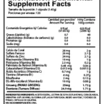 Alpha Nutrition Multivitamínico MV — Tabla Nutricional y Vista Detallada PROVIF Tijuana